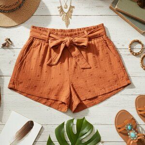 O'Neill Women's Size Small Darla Dot Shorts - Raw Sienna NWT